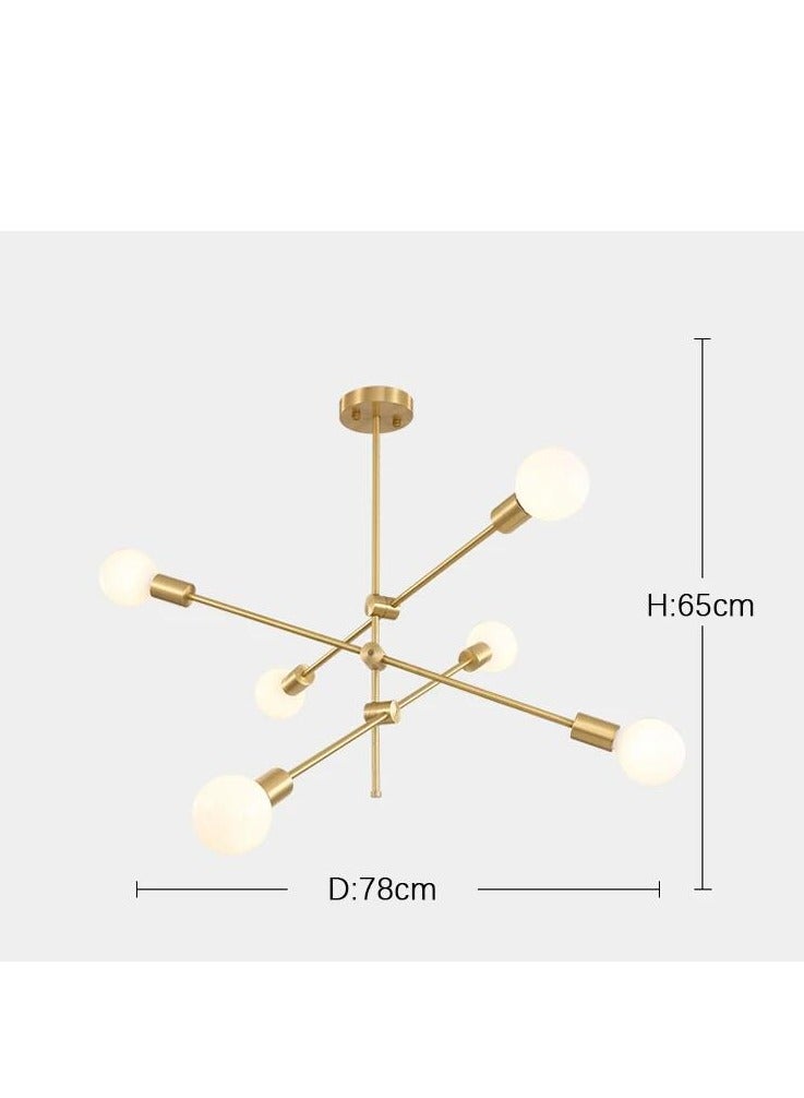 Modern Led Chandelier Home Decoration Luminaires Long Pole Design Hanging Lamps Living Room Kitchen Restaurant Lighting Lamp - Image 2